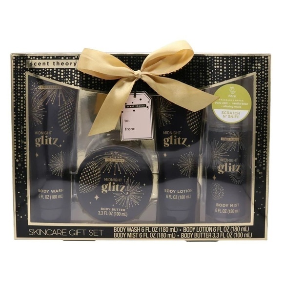 💋 New Scent Theory Holiday Gift Set, Midnight Glitz, 4 Piece - Picture 4 of 9